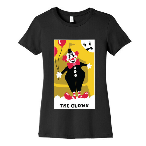 The Clown Tarot Womens T-Shirt