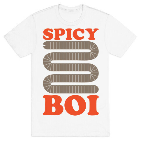 Spicy Boi Worm Parody T-Shirt