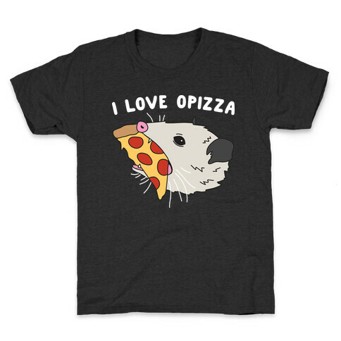 I Love Opizza Opossum Kids T-Shirt