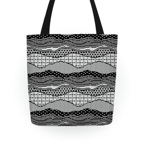 Pixel Waves Tote