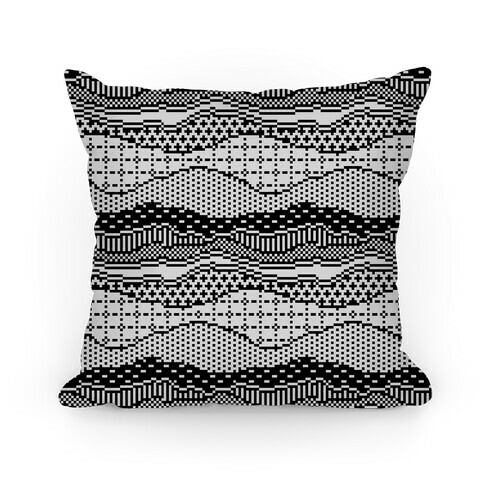 Pixel Waves Pillow