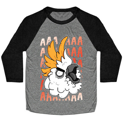 Screaming Cockatoo Baseball Tee