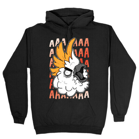 Screaming Cockatoo Hooded Sweatshirt