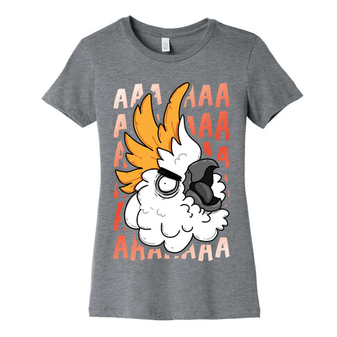 Screaming Cockatoo Womens T-Shirt