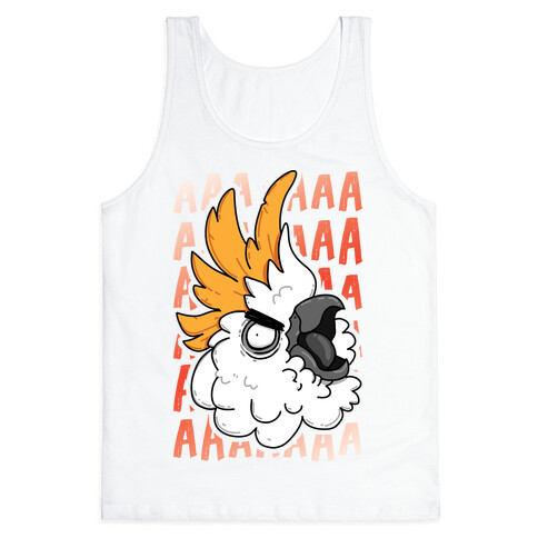 Screaming Cockatoo Tank Top