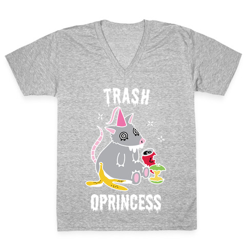 Trash Oprincess V-Neck Tee Shirt