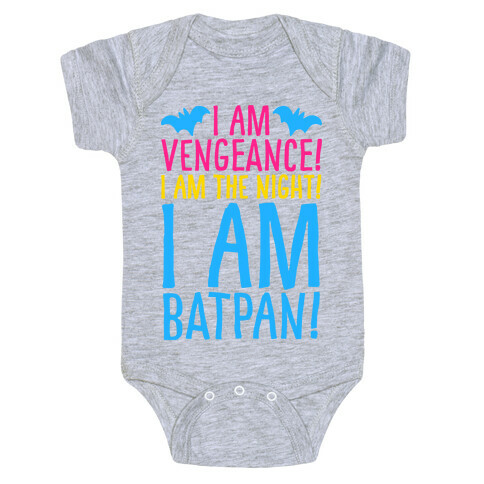 I Am Batpan Parody Baby One-Piece