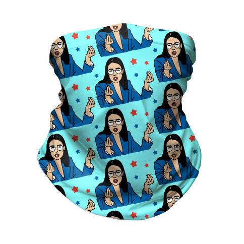 Fresh AOC Meme Pattern Neck Gaiter