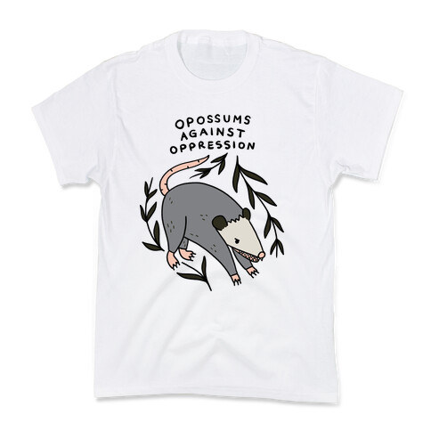 Opossums Against Oppression Kids T-Shirt