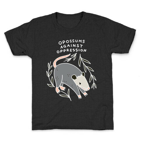 Opossums Against Oppression Kids T-Shirt