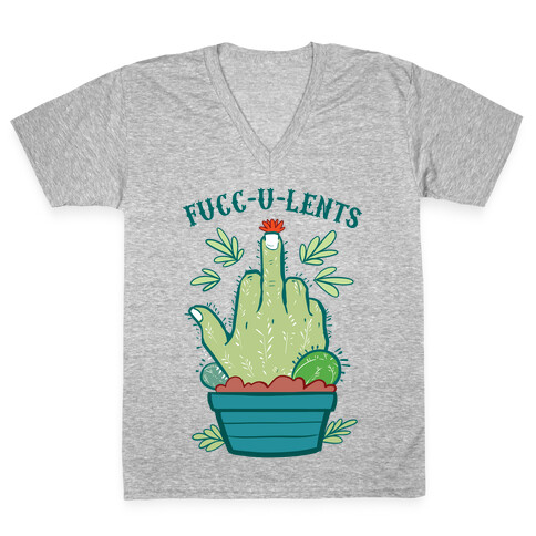 fucc-u-lents V-Neck Tee Shirt