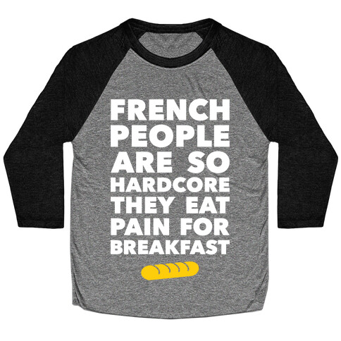 Pain For Breakfast Baseball Tee