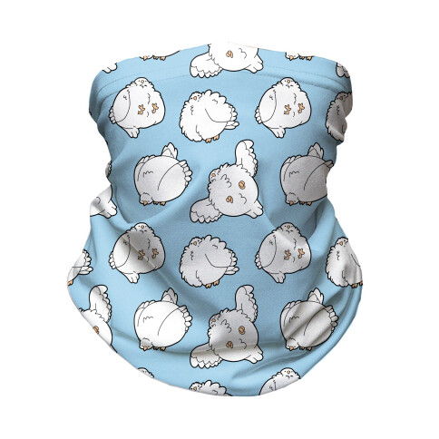 Round Birds Pattern Neck Gaiter