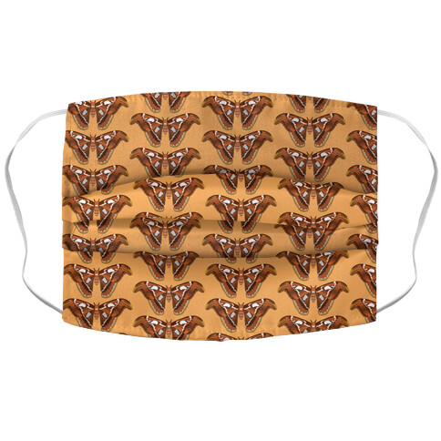 Atlas Moth Pattern Accordion Face Mask