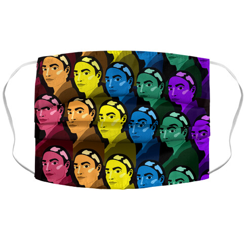 Rainbow AOC Pattern Accordion Face Mask