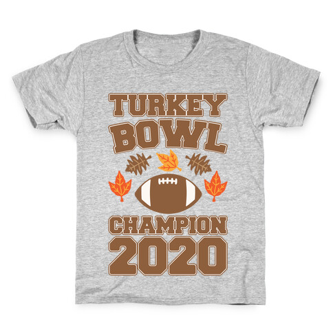 Turkey Bowl Champion 2020 Kids T-Shirt
