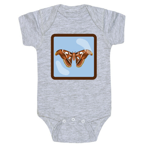 Framed Atlas Moth Baby One-Piece