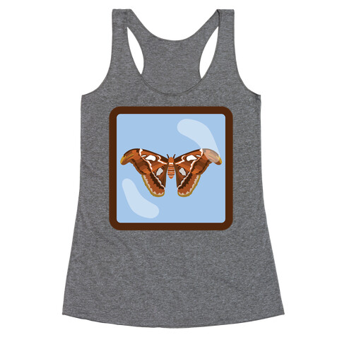 Framed Atlas Moth Racerback Tank Top