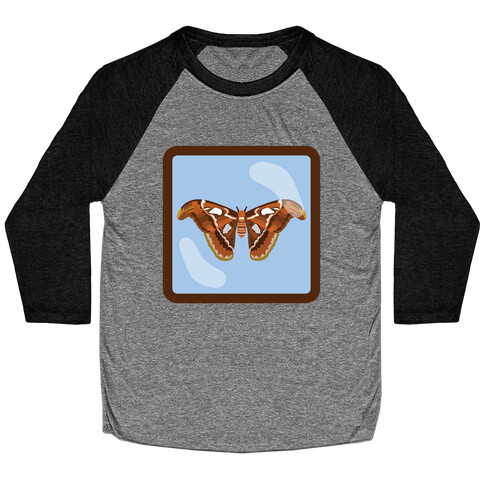 Framed Atlas Moth Baseball Tee