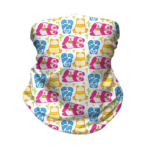 Pan Pandas Pattern Neck Gaiter