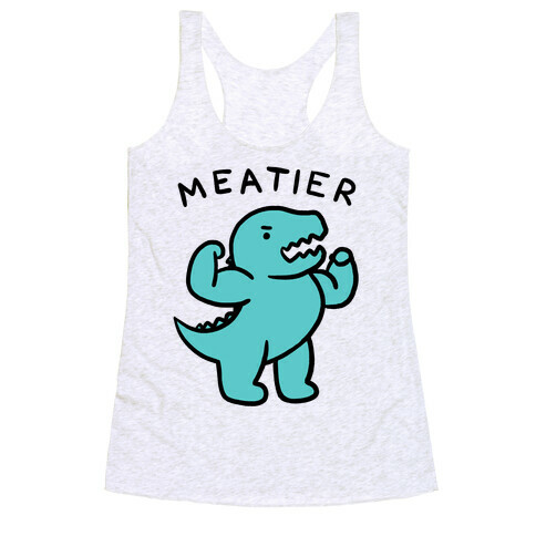 Meatier Dino Racerback Tank Top