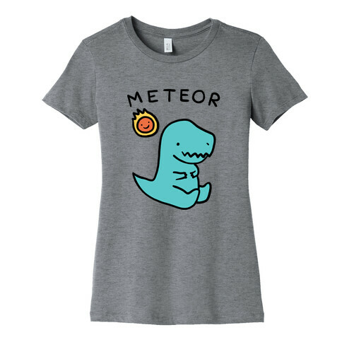 Meteor Dino Womens T-Shirt