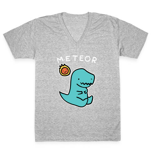 Meteor Dino V-Neck Tee Shirt