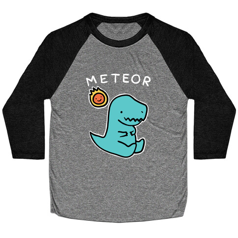 Meteor Dino Baseball Tee