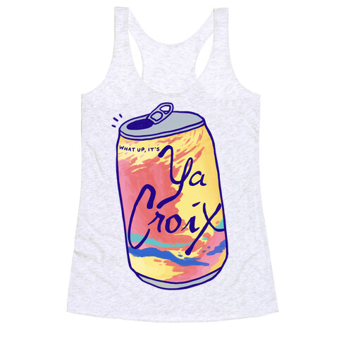 What Up, It's Ya Croix Racerback Tank Top