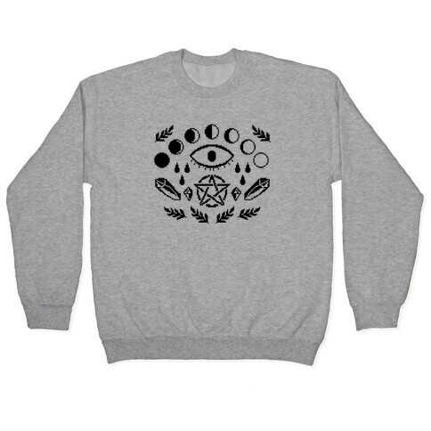 Occult Pixel Pattern Pullover