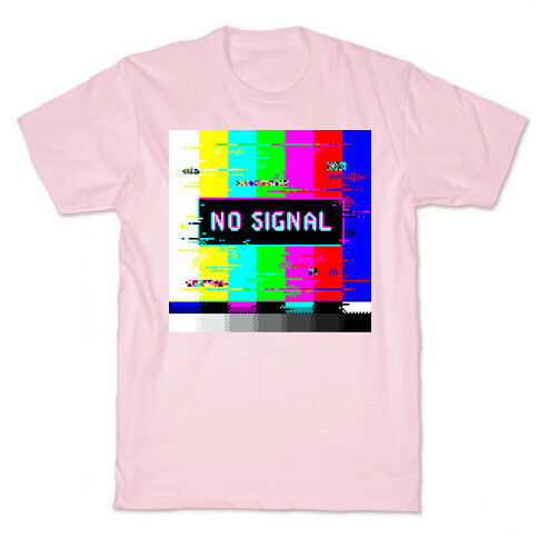 Glitchy No Signal Bars T-Shirt
