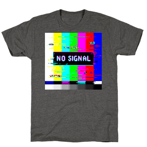 Glitchy No Signal Bars T-Shirt