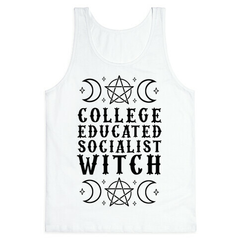 College Educated Socialist Witch Tank Top