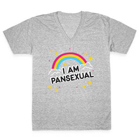 I Am Pansexual V-Neck Tee Shirt