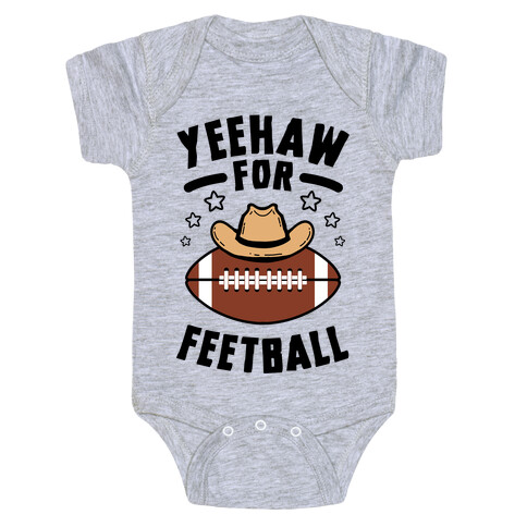 Yeehaw For Feetball Baby One-Piece