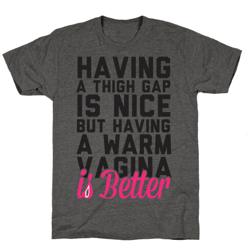 Thigh Gaps Are Nice But Have A Warm Vagina Is Better T-Shirt