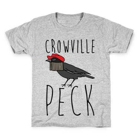 Crowville Peck Parody Kids T-Shirt