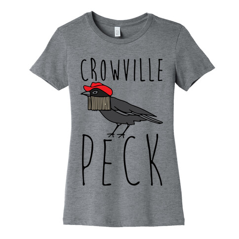 Crowville Peck Parody Womens T-Shirt