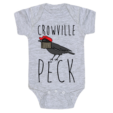 Crowville Peck Parody Baby One-Piece