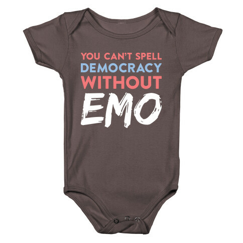 You Can't Spell Democracy Without Emo Baby One-Piece