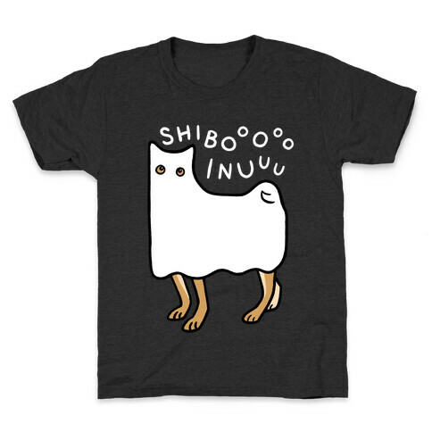 Shiba Inu Ghost Kids T-Shirt