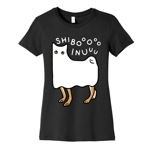Shiba Inu Ghost Womens T-Shirt