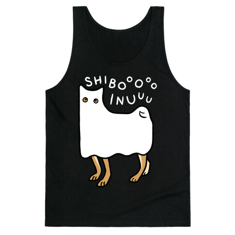 Shiba Inu Ghost Tank Top