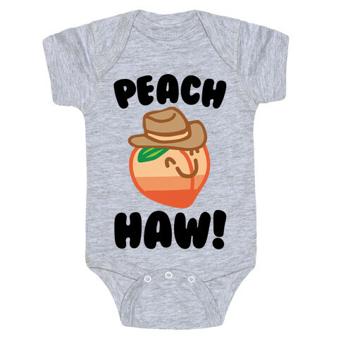 Peach Haw  Baby One-Piece