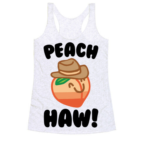 Peach Haw  Racerback Tank Top