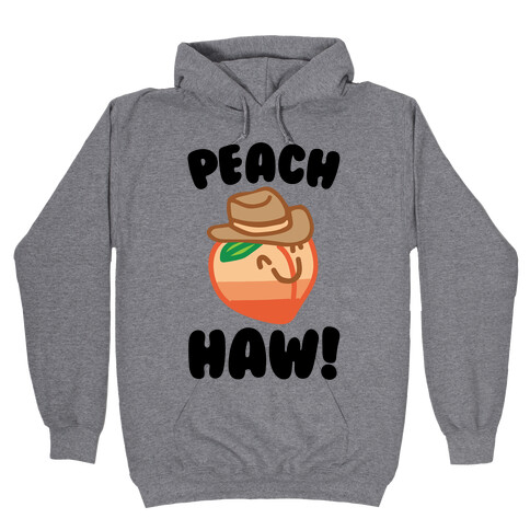 Peach Haw  Hooded Sweatshirt