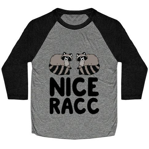 Nice Racc Baseball Tee