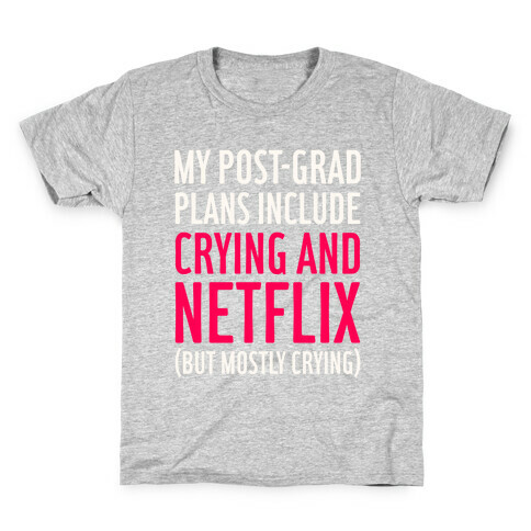 My Post Grad Plans Kids T-Shirt