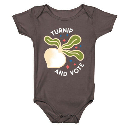 Turnip And Vote Baby One-Piece