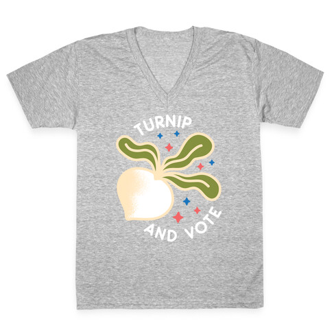 Turnip And Vote V-Neck Tee Shirt